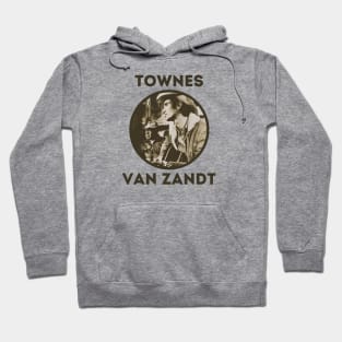 townes van zandt || midle cokelat Hoodie